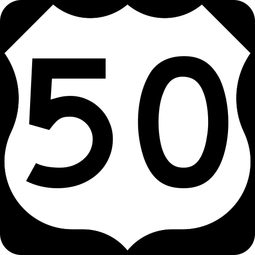 US Route 50 in Maryland